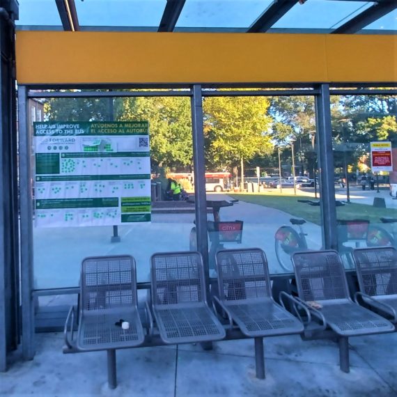 Wake Bus Plan - GoRaleigh Station Polling Board